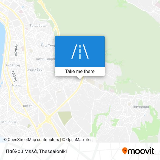 Παύλου Μελά map