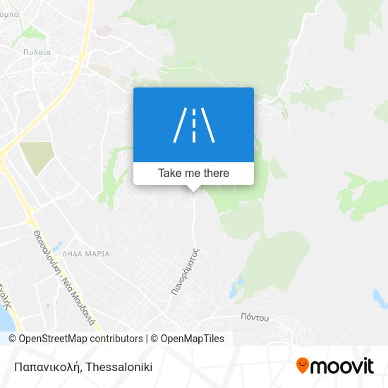 Παπανικολή map