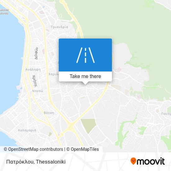 Πατρόκλου map