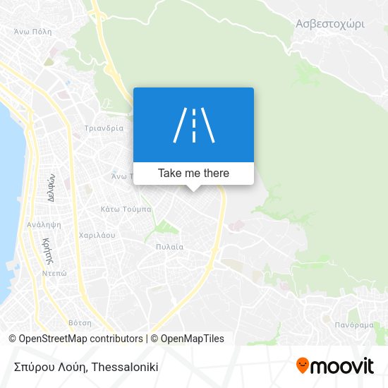 Σπύρου Λούη map