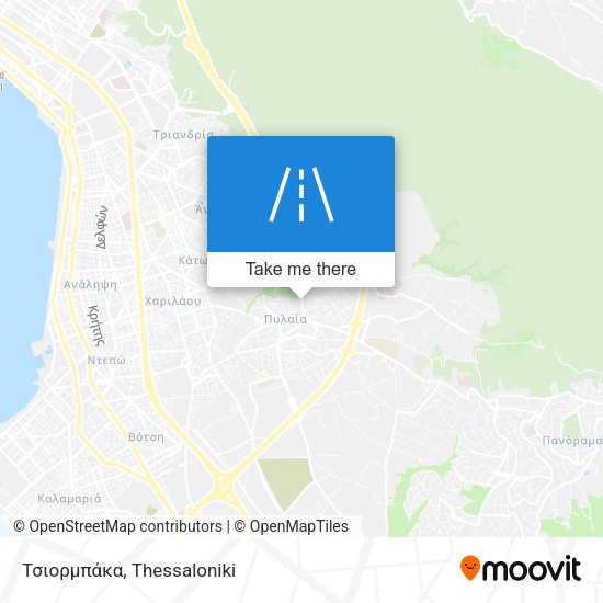 Τσιορμπάκα map