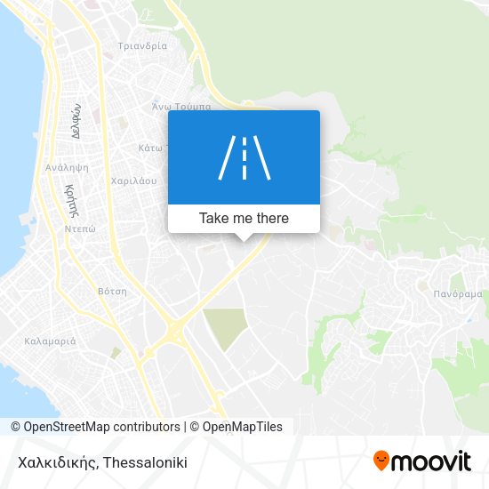 Χαλκιδικής map