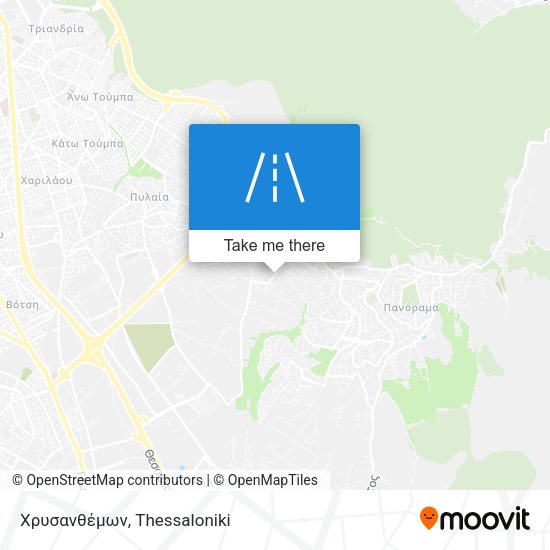 Χρυσανθέμων map