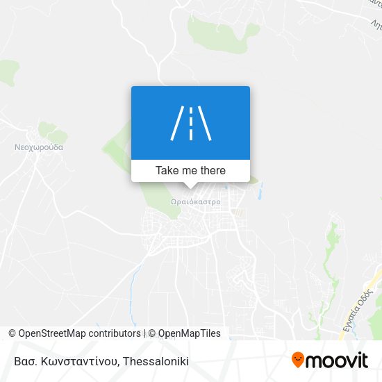 Βασ. Κωνσταντίνου map