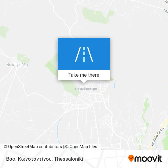 Βασ. Κωνσταντίνου map