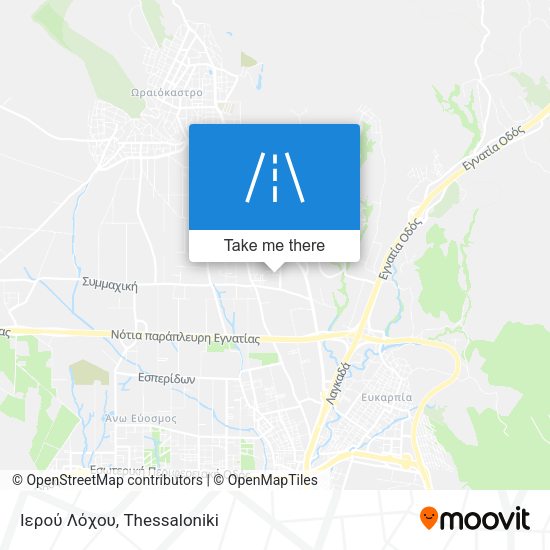 Ιερού Λόχου map