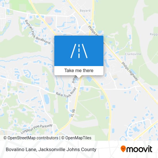 Mapa de Bovalino Lane