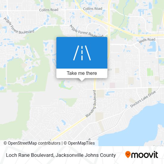 Mapa de Loch Rane Boulevard