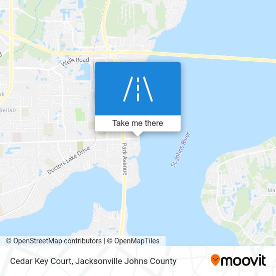 Cedar Key Court map