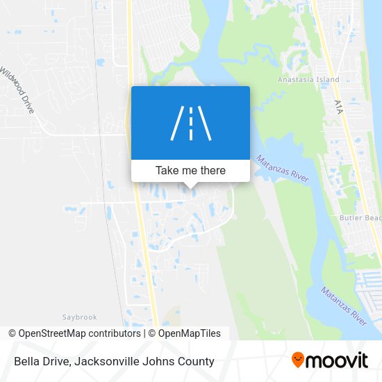 Mapa de Bella Drive