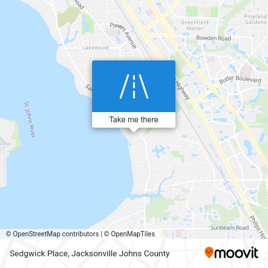 Mapa de Sedgwick Place