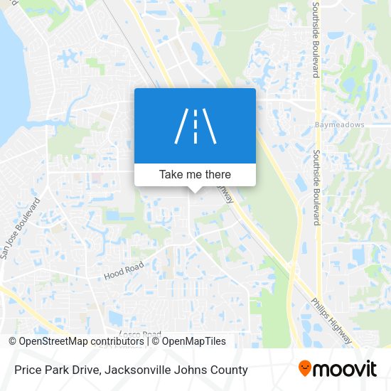 Mapa de Price Park Drive