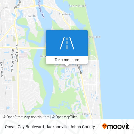 Ocean Cay Boulevard map