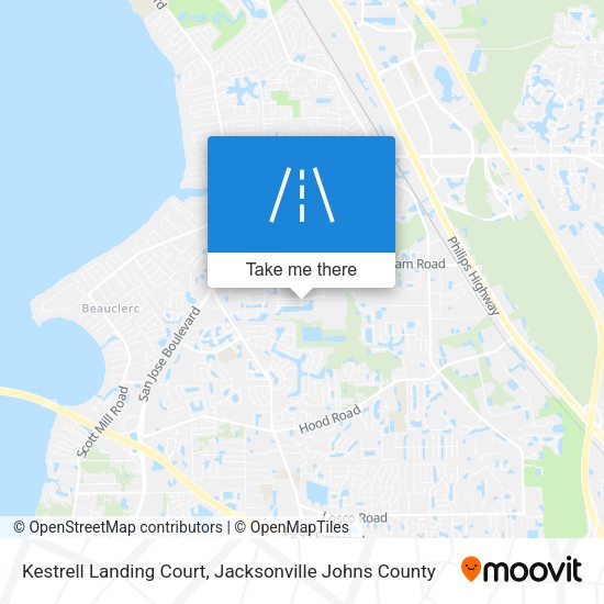 Kestrell Landing Court map
