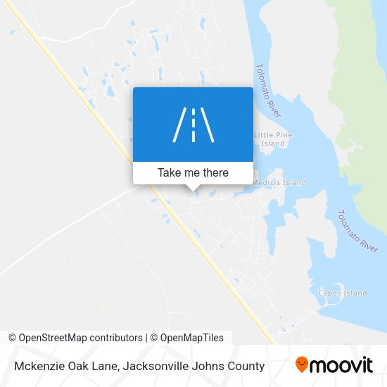 Mckenzie Oak Lane map