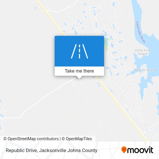 Mapa de Republic Drive
