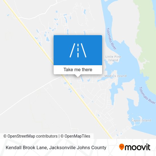 Mapa de Kendall Brook Lane