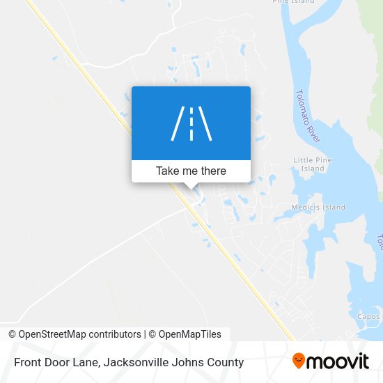 Front Door Lane map