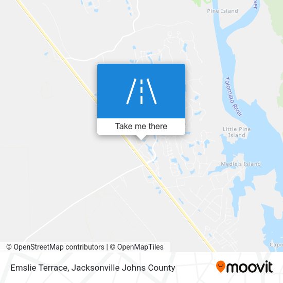 Emslie Terrace map