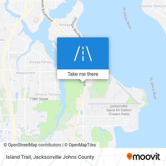 Island Trail map