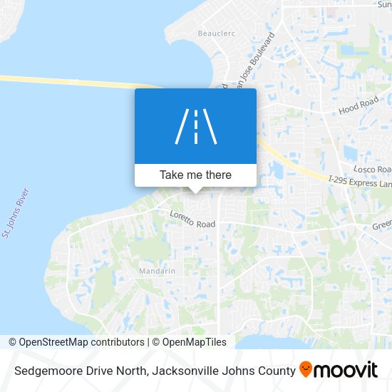 Sedgemoore Drive North map