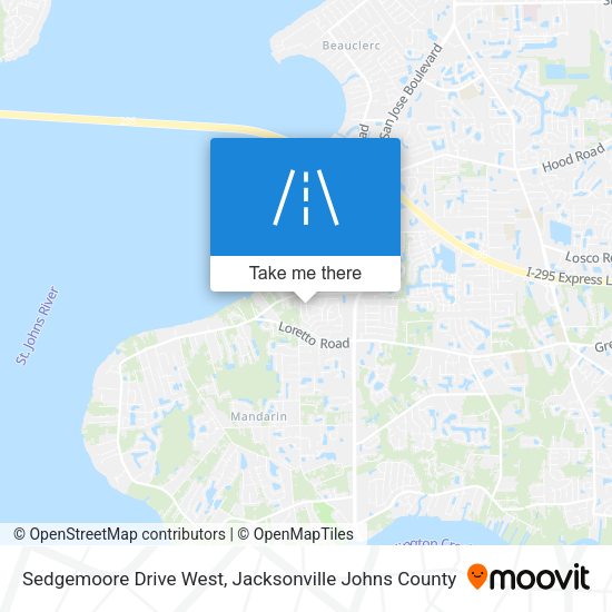 Sedgemoore Drive West map