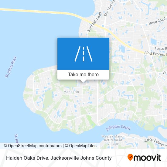 Haiden Oaks Drive map