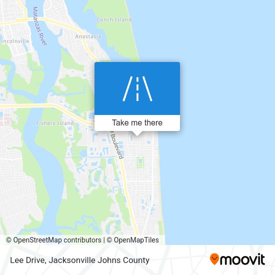 Lee Drive map