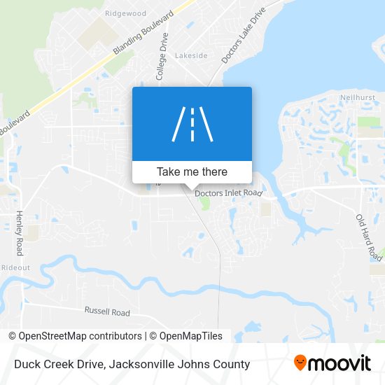 Duck Creek Drive map