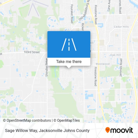 Sage Willow Way map