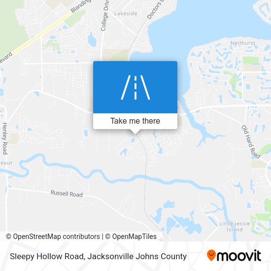 Sleepy Hollow Road map