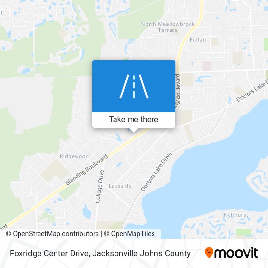 Mapa de Foxridge Center Drive