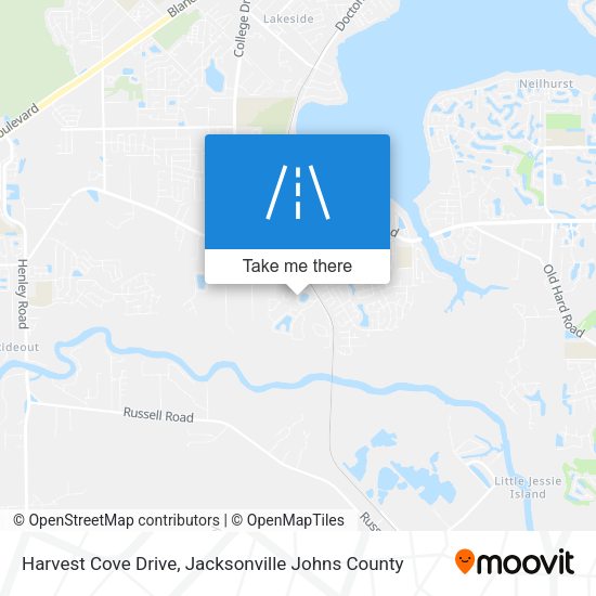 Harvest Cove Drive map