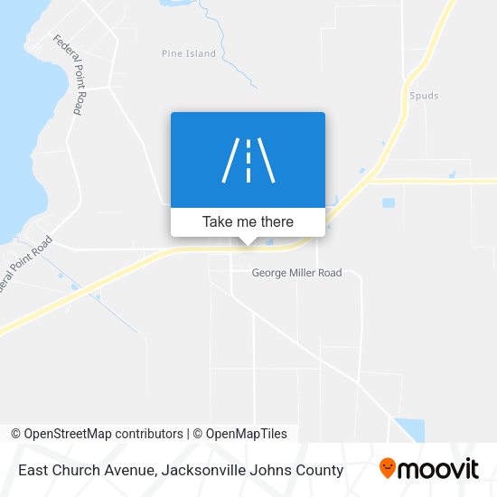 East Church Avenue map