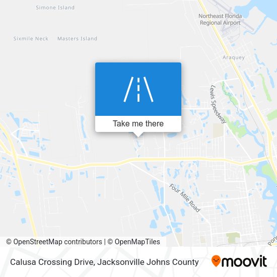 Calusa Crossing Drive map
