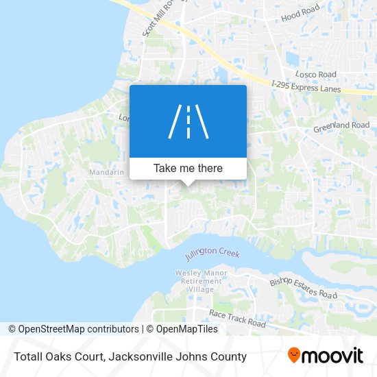 Mapa de Totall Oaks Court