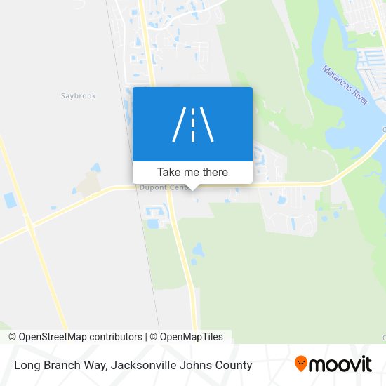 Long Branch Way map