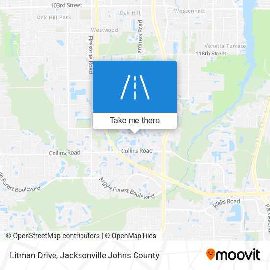 Litman Drive map