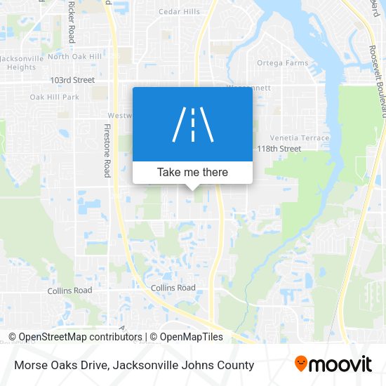 Morse Oaks Drive map