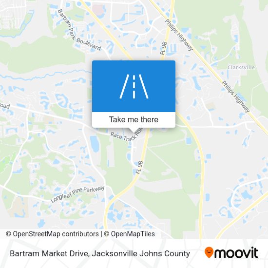 Bartram Market Drive map