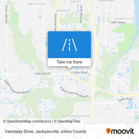 Vandalay Drive map