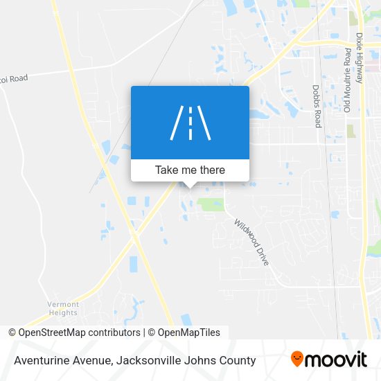 Aventurine Avenue map