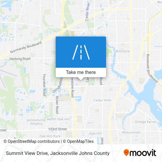 Summit View Drive map