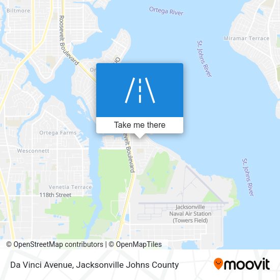 Da Vinci Avenue map