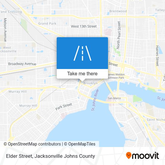 Elder Street map
