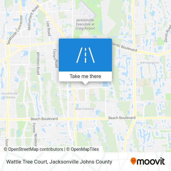 Wattle Tree Court map