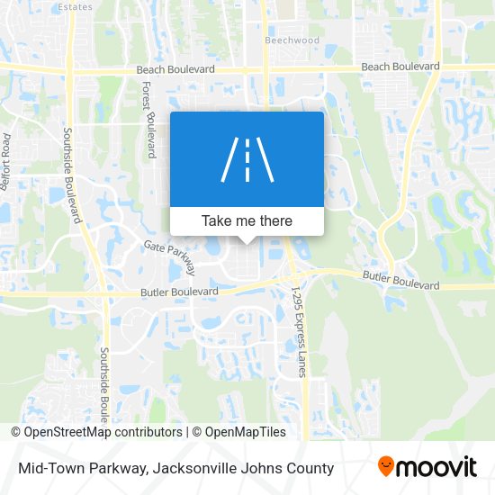 Mid-Town Parkway map