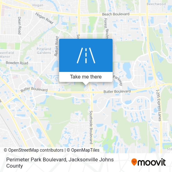 Perimeter Park Boulevard map