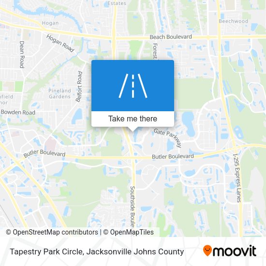 Tapestry Park Circle map