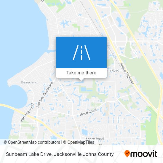 Sunbeam Lake Drive map